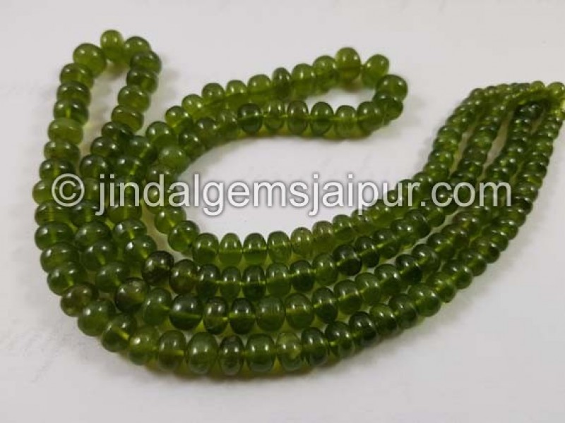 Vesuvianite Far Smooth Roundelle Beads